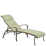 padded sling modern patio chaise lounge