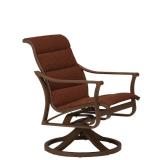 patio padded sling swivel rocker