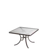 acrylic square outdoor dining table