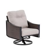 woven patio swivel action lounger