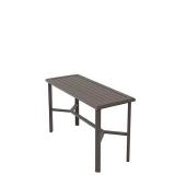 rectangular outdoor console table