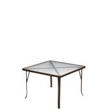 acrylic square patio dining table