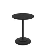 round patio pedestal bar table