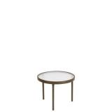 round outdoor acrylic tea table