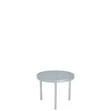 patio modern aluminum round tea table