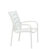 wave segment patio dining chair