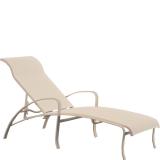 modern sling outdoor chaise lounge