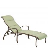 padded sling modern patio chaise lounge